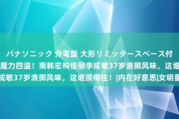 パナソニック 分電盤 大形リミッタースペース付 露出・半埋込両用形 魔力四溢！南韩宏构佳丽李成敏37岁浪掷风味，这谁顶得住！|内在好意思|女明星